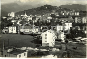 Cartolina originale da collezione 1964 CAMPOMORONE GE Panorama con cupola chiesa SAN BERNARDO FG VG 1