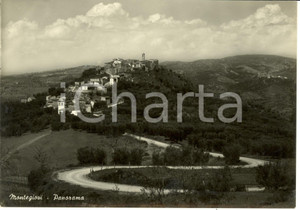 Cartolina originale da collezione 1957 CASTEL DEL PIANO GR Chiesa SAN MARTINO frazione MONTEGIOVI Cartolina FG 1