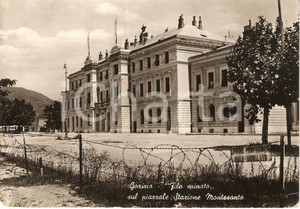 Cartolina originale da collezione 1955 GORIZIA Confine provvisorio ITALIA JUGOSLAVIA Piazzale MONTESANTO Cartolina 1