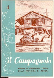 Giornale, rivista storica 1960 MODENA IL CAMPAGNOLO Rivista agricoltura nÂ° 4 1