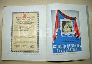 Libro, pubblicazione d epoca 1952 MILANO INA ASSICURAZIONI Donare Libro strenna 1
