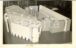 Fotografia d epoca originale 1939 MILANO Plastico del teatro al Castello FOTOGRAFIA COEVA 1