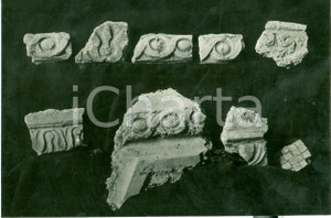 Fotografia d epoca originale 1937 POMPEI NA Scavi archeologici Stucchi musivi e mosaici FOTOGRAFIA 1