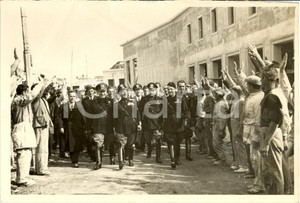Fotografia d epoca originale 1939 FIRENZE Achille STARACE acclamato da maestranze Mostra Artigianato Foto 1