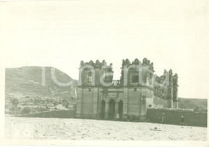 Fotografia d epoca originale 1935 MACALLE  ETIOPIA Palazzo del negus GIOVANNI Fotografia 1