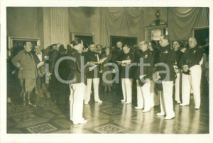 Fotografia d epoca originale 1938 GENOVA Antonio Stefano BENNI inaugura Mostra dei Pittori Genovesi FOTO 1