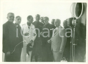 Fotografia d epoca originale 1933 MILANO V TRIENNALE Araldo DI CROLLALANZA inaugura la Torre LITTORIA Foto 1