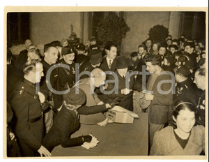 Fotografia d epoca originale 1937 MILANO Card. Ildefonso SCHUSTER visita gruppo rionale fascista CANTORE 1