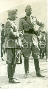 Fotografia d epoca originale 1938 ABRUZZO Principe UMBERTO II alle Grandi Manovre Fotografia 1