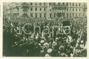 Fotografia d epoca originale 1935 ROMA Parata dei fanti napoletani per l anniversario dell Intervento FOTO 1