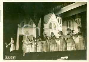 Fotografia d epoca originale 1938 ROMA TEATRO DEI VENTIMILA Una scena dell Aida alle Terme di CARACALLA Foto 1