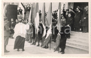 Fotografia d epoca originale 1942 GALLARATE Commemorazione Mario BRUMANA fondatore del Fascio Foto 16 1