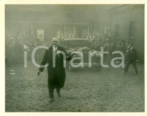Fotografia d epoca originale 1931 PHILADELPHIA USA Corteo automobilistico di Dino GRANDI Fotografia 1