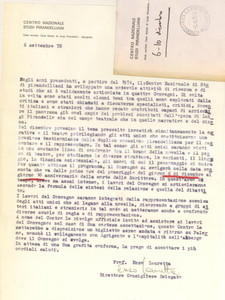 Autografo originale 1978 AGRIGENTO Centro Studi Pirandelliani  Lettera Ezio LAURETTA Autografo 1