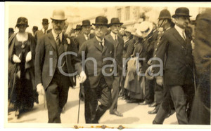 Fotografia d epoca originale 1924 EXPO LONDON WEMBLEY   Giorgio V e Vittorio Emanuele III Foto 11x6,5 1