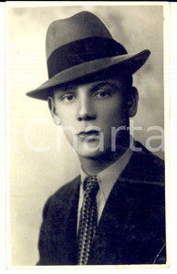 Fotografia d epoca originale 1920 ca Ritratto di Luigi MINERVINO al fratello Gennaro Fotografia FP 1