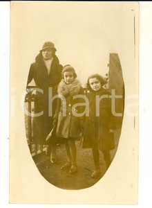 Fotografia d epoca originale 1930 ca MILANO ? Ritratto della famiglia FONTANIN Foto cartolina VINTAGE 1