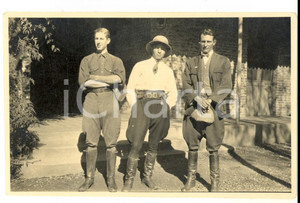Fotografia d epoca originale 1945 ca ITALIA Ufficiali dell esercito americano Foto VINTAGE 13x8 1