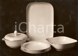 Fotografia d epoca originale 1936 MILANO Mostra del giocattolo  Stoviglie in ceramica Fotografia 1