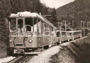 Fotografia d epoca originale 1975 ca SVIZZERA Treno 81 della linea BEX  GRYON  VILLARS SUR OLLON Foto 17x12 1