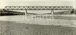 Fotografia d epoca originale 1931 VENEZIA Il nuovo ponte sul fiume BRENTA Fotografia 1