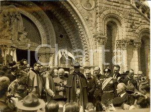 Fotografia d epoca originale 1935 LOURDES F Eugenio PACELLI Cardinale a NOTRE DAME du ROSAIRE Fotografia 1