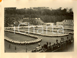 Fotografia d epoca originale 1930 ca ROMA Primo Concorso ginnicoatletico delle Giovani Italiane Fotografia 1