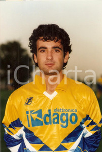 Fotografia d epoca originale 1990 ca FRATTE ROSA PU Calcio Massimo PASQUINI Ritratto Fotografia 1