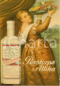 Materiale pubblicitario d’epoca 1932 PERSTORP SVEZIA Qualità  aceto chimico ILLUSTRATO 1