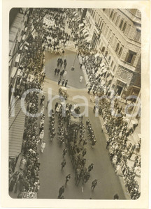 Fotografia d epoca originale 1939 ROMA Funerali Governatore principe Piero COLONNA Foto DANNEGGIATA 1