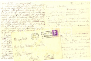 Manoscritto, lettera originale 1940 VERONA Letterina dei figli all avv. Ascanio ZANELLA Fascismo 1