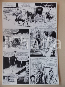 Opera d’arte autentica 1990 BILLY BOYD Ep.5 Luciano BERNASCONI Cena nel capanno Tavola originale 1