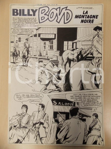 Opera d’arte autentica 1990 BILLY BOYD Ep.4 Luciano BERNASCONI Saloon Tavola originale LUBE 1