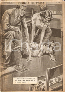 Giornale, rivista storica 1956 OMBRA DEL PASSATO Jean DE VALLORBE Ragazza svenuta Fascicola 63 1