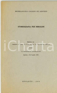 Libro, pubblicazione d epoca 1977 CAGIANO DE AZEVEDO Storiografia per immagini 1