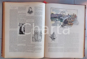 Libro, pubblicazione d epoca 1898 PARIS L ILLUSTRATION 1 er semestre 1 janvier30 juin REVUE RELIEE 1