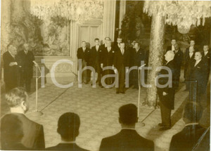 Fotografia d epoca originale 1965 PARIS Alexandre PARODI au GÃ©nÃ©ral Chales DE GAULLE Georges POMPIDOU Foto 1