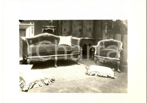 Fotografia d epoca originale 1940 ca SEVESO Mobili Fratelli BARNI Arredamento salotto Fotografia VINTAGE 1