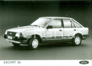 Fotografia d epoca originale 1990 FRANCE Ford Escort GL Fotografia seriale pubblicitaria 1