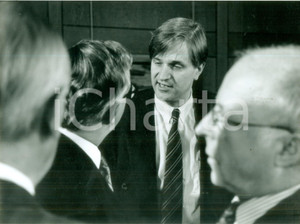Fotografia d epoca originale 1990 ca BONN GERMANIA Peter HINTZE Sottosegretario per la GioventÃ¹ Fotografia 1