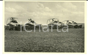 Cartolina originale da collezione 1940 ca. WW2 – Die Wehrmacht – Panzerspähwagen – Postcard FP NV 1