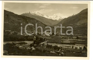 Cartolina originale da collezione 1930 ca AOSTA Veduta panoramica generale Cartolina postale FP VG 1