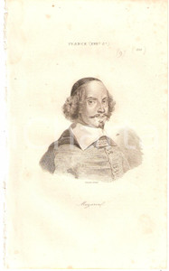 Stampa, bozzetto originale 1840 FRANCE Giulio Raimondo MAZARINO  L Univers Stampa Inc. LEMAITRE 1