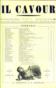 Giornale, rivista storica 1973 IL CAVOUR Intervista a Giorgio ALMIRANTE Rivista mensile  Anno VI nÂ° 3 1