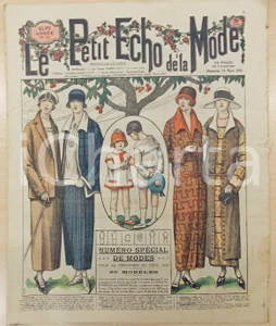 Giornale, rivista storica 1924 PETIT ECHO DE LA MODE NumÃ©ro spÃ©cial printemps Ã©tÃ© Revue annÃ©e XLVI nÂ°11 1