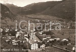 Cartolina originale da collezione 1955 ca TIRANO SO Panorama del Santuario della Madonna Cartolina FG NV 1