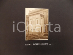 Fotografia d epoca originale 1920 ca BANGKOK THAILANDIA Cabina di trasformazione Foto VINTAGE RARA 1