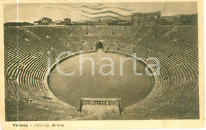 Cartolina originale da collezione 1943 VERONA L interno dell Arena Cartolina postale FP VG 1