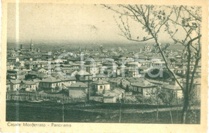 Cartolina originale da collezione 1930 ca CASALE MONFERRATO AL Panorama del paese Cartolina FP NV 1