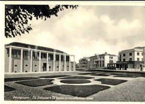 Cartolina originale da collezione 1955 PORTOGRUARO VE Palestra e nuova circonvallazione ovest Cartolina FG 1